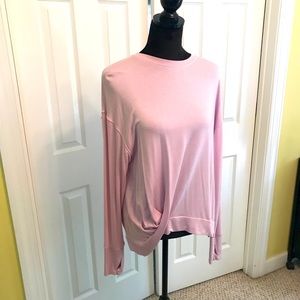 All On Motion Modal Tops Pink and Black together